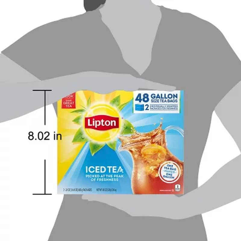 Lipton Iced Tea, Gallon Size Tea Bags (48 Ct.)