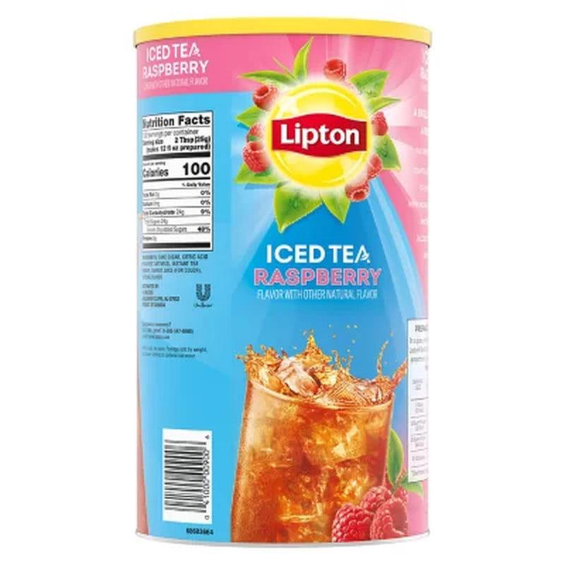 Lipton Sweetened Ice Tea Mix, Raspberry (89.8 Oz.)