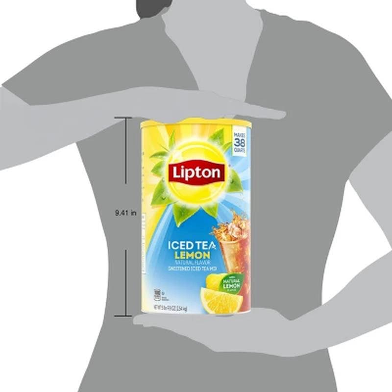 Lipton Sweetened Iced Tea Mix, Lemon (89.8 Oz.)