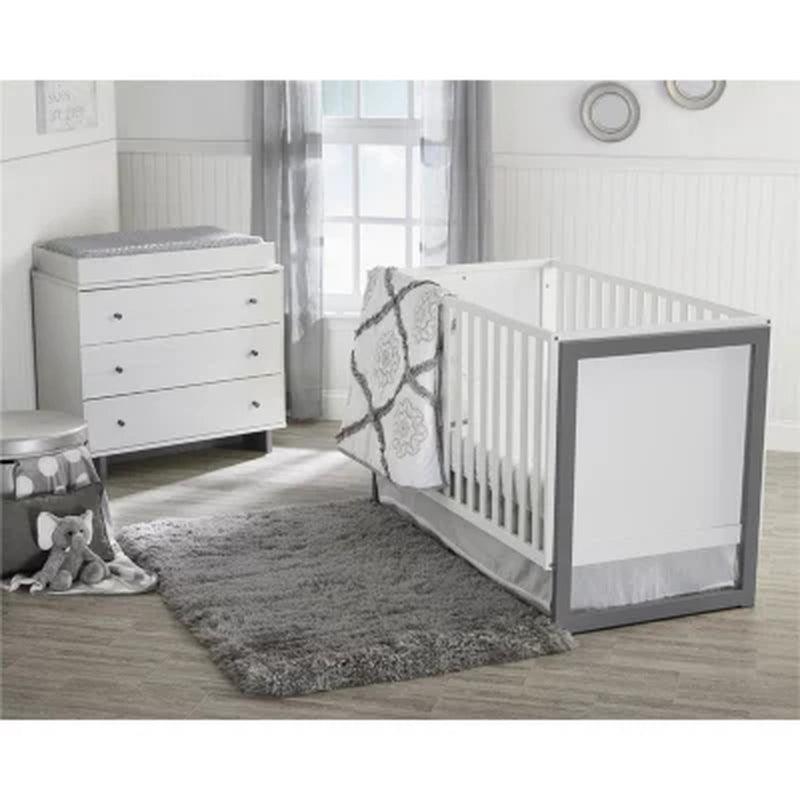 Little Seeds Changing Table Topper, White