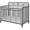 Little Seeds Monarch Hill Hawken 3-In-1 Convertible Metal Crib (Choose Your Color)