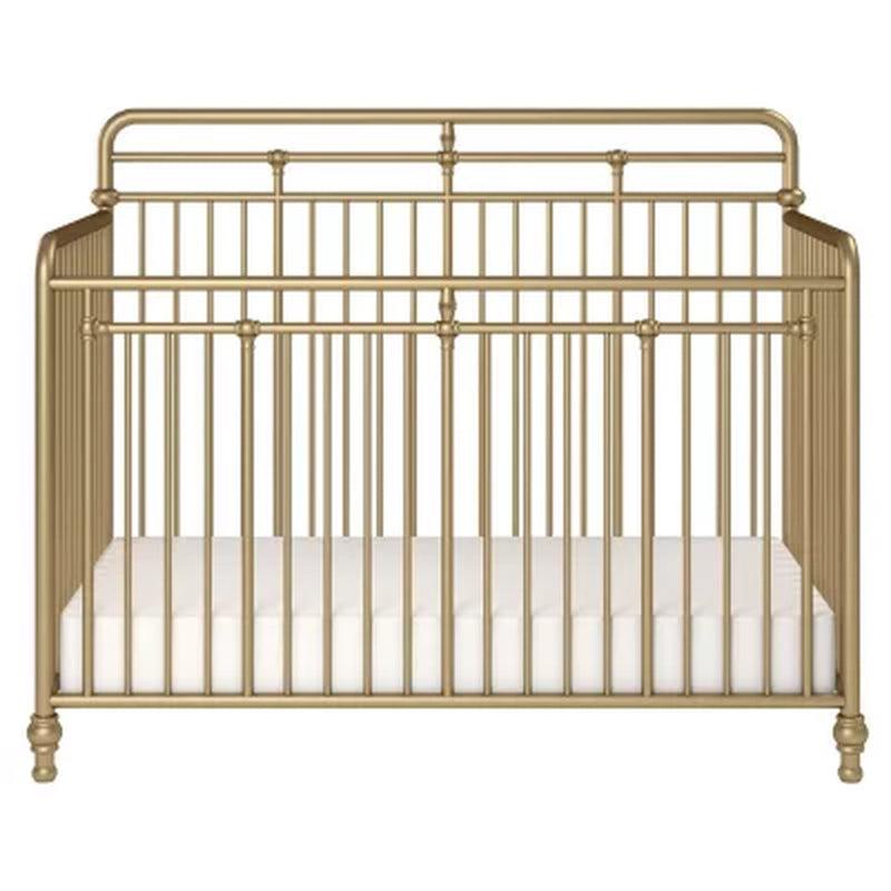 Little Seeds Monarch Hill Hawken 3-In-1 Convertible Metal Crib (Choose Your Color)