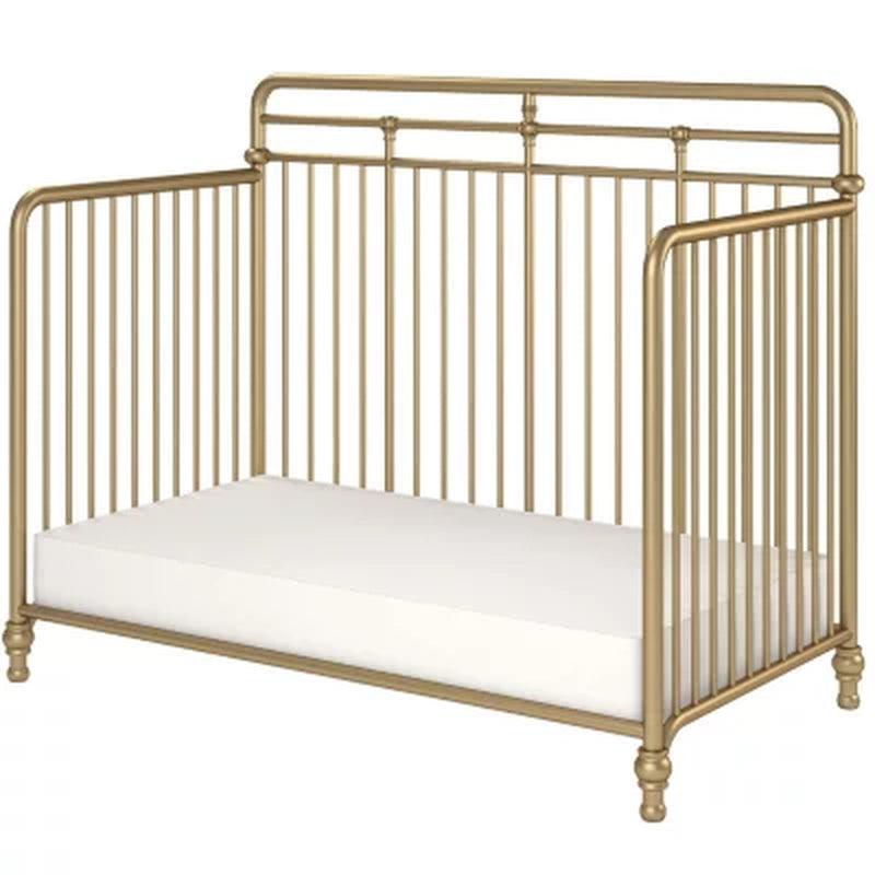 Little Seeds Monarch Hill Hawken 3-In-1 Convertible Metal Crib (Choose Your Color)