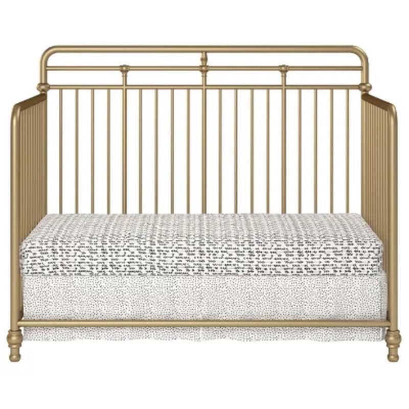 Little Seeds Monarch Hill Hawken 3-In-1 Convertible Metal Crib (Choose Your Color)