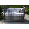 Little Seeds Monarch Hill Ivy Metal Crib, Gray