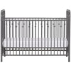 Little Seeds Monarch Hill Ivy Metal Crib, Gray