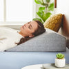 Loungeables Wedge Pillow with Cooling Gel Memory Foam