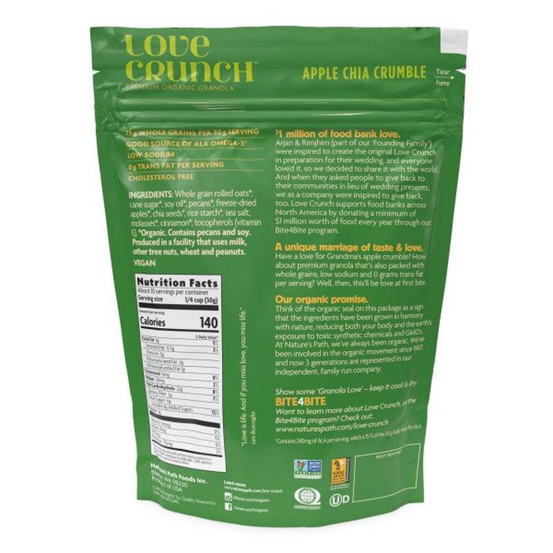 Love Crunch Organic Granola, Apple Chia Crumble, 11.5 Oz