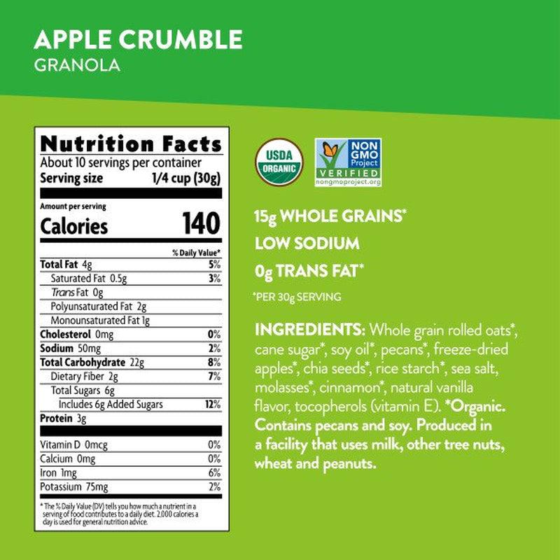 Love Crunch Organic Granola, Apple Chia Crumble, 11.5 Oz