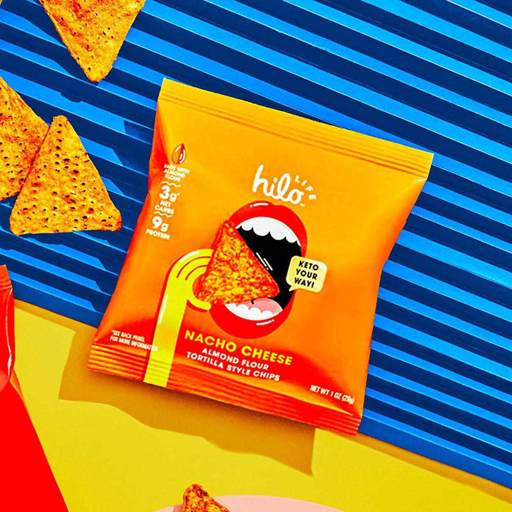 , Low Carb Keto Friendly Tortilla Chip Snack Bags Nacho Cheese Ranch Spicy Salsa Ultimate Taco, Variety Pack, (Pack of 12)