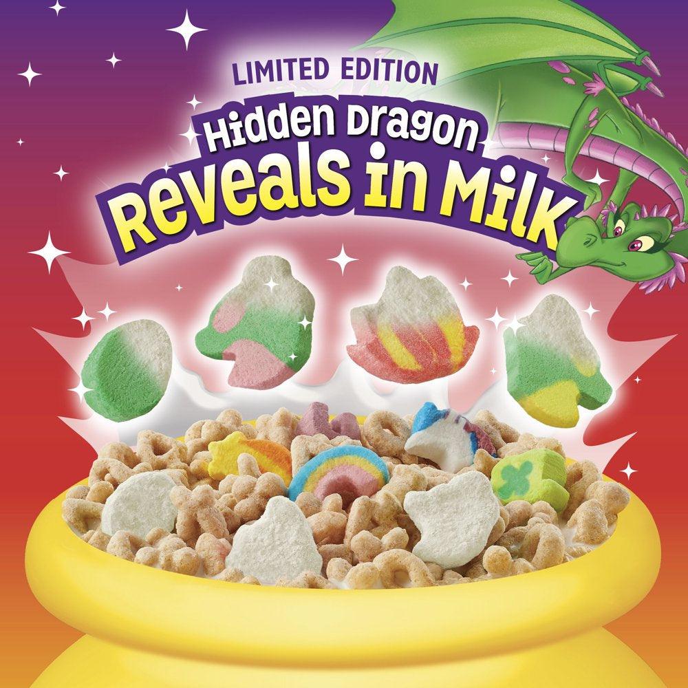 Lucky Charms Cereal with Hidden Dragon Marshmallows, Limited Edition, 10.5 Oz