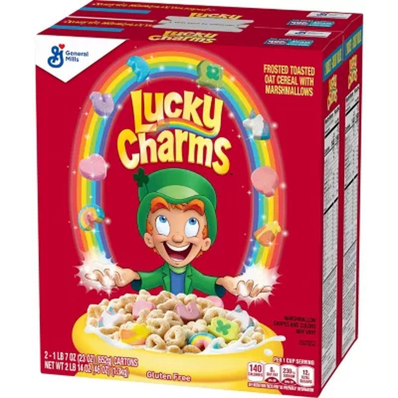 Lucky Charms Gluten-Free Marshmallow Cereal (23 Oz., 2 Pk.)