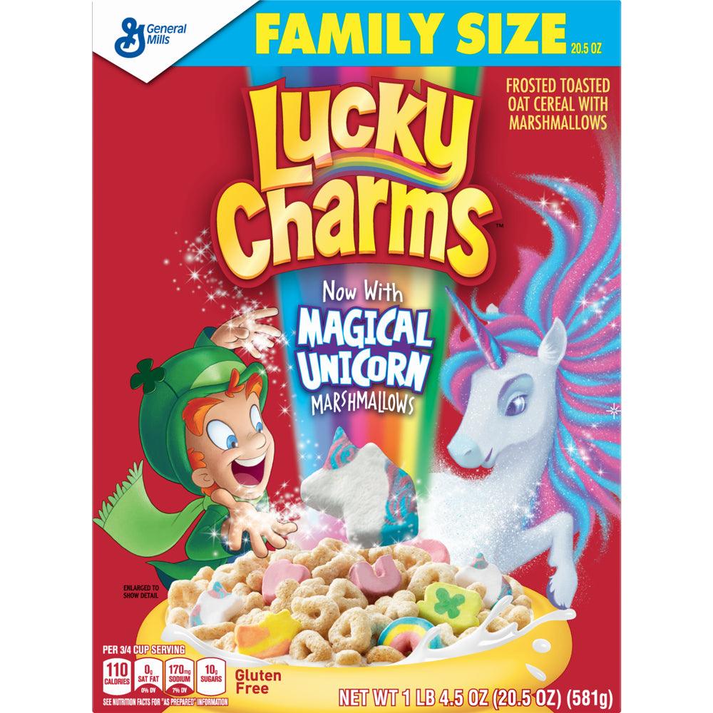 Lucky Charms, Marshmallow Cereal, Gluten Free, 20.5 Oz