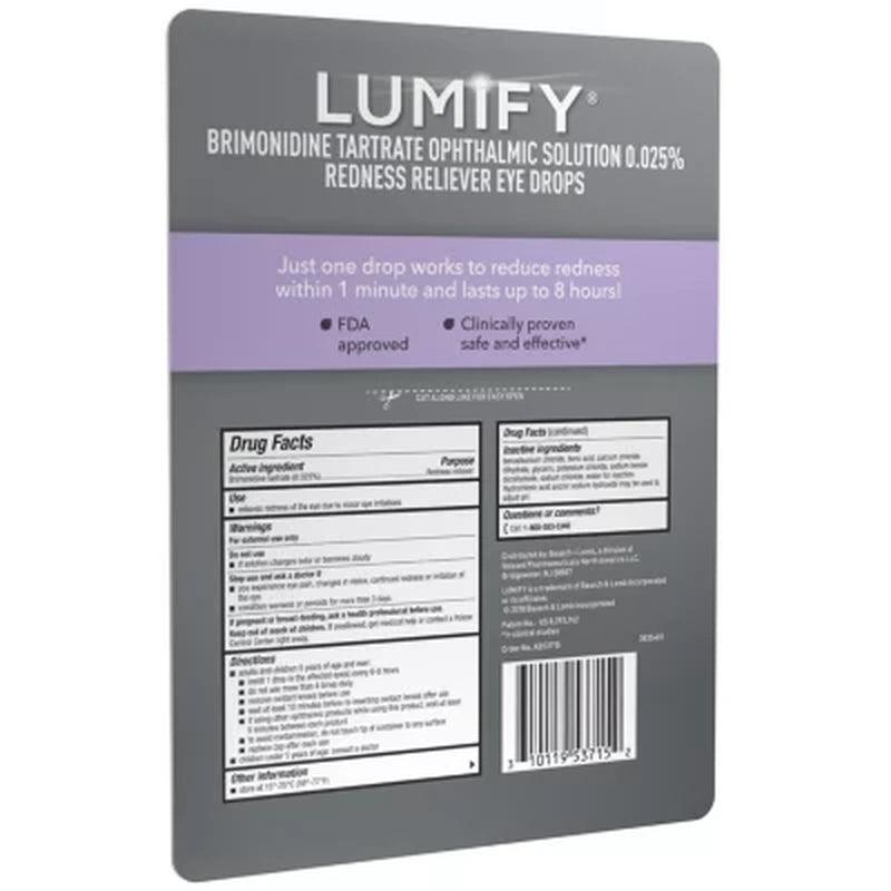 Lumify Redness Reliever Eye Drops (.25 Fl. Oz, 2 Pk.)