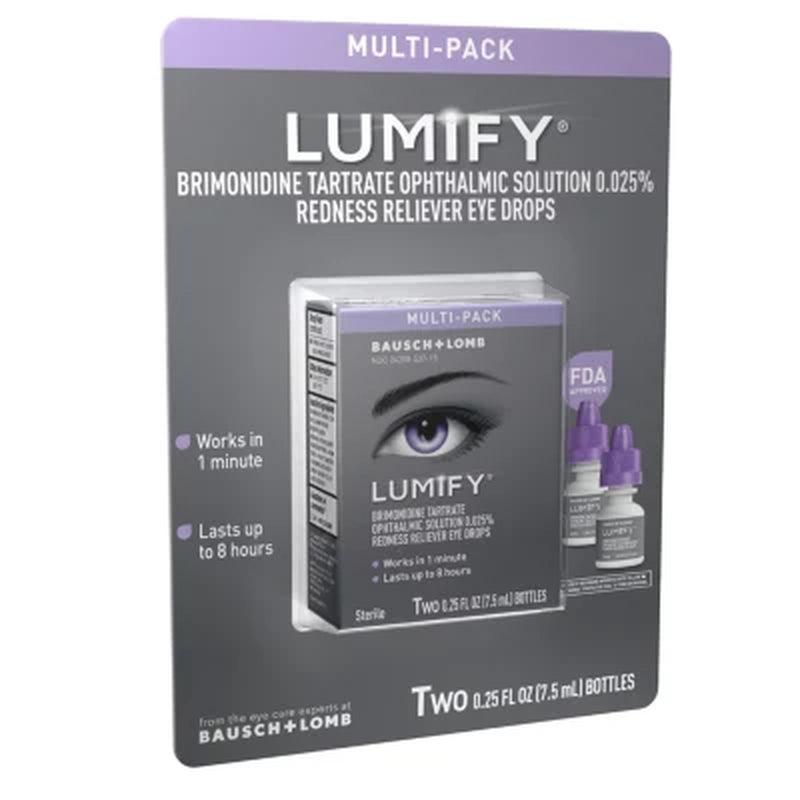 Lumify Redness Reliever Eye Drops (.25 Fl. Oz, 2 Pk.)