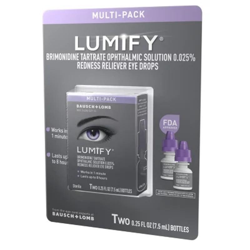 Lumify Redness Reliever Eye Drops (.25 Fl. Oz, 2 Pk.)