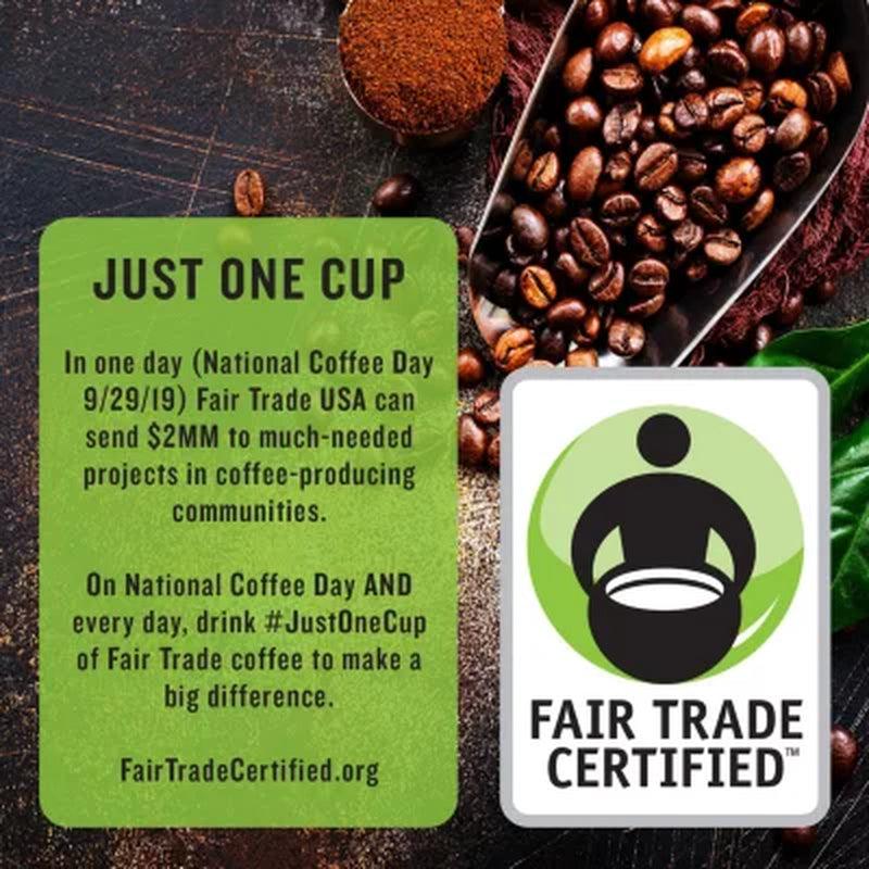 Luna Roasters Fair Trade Organic Peruvian Craft Whole Bean Coffee, Medium Roast (30 Oz.)