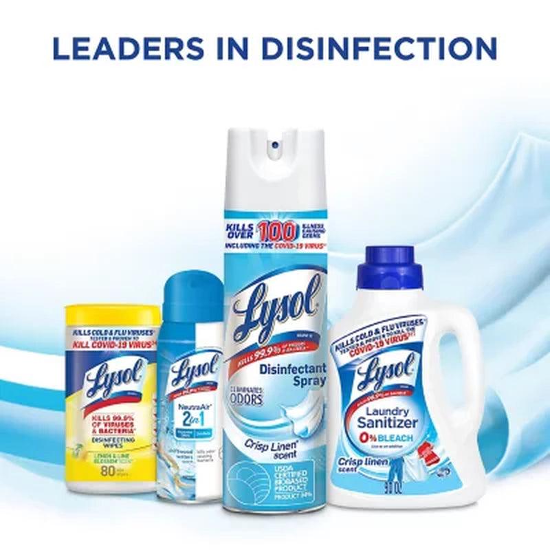 Lysol Disinfectant Spray, Crisp Linen Scent (19 Oz., 3 Pk.)