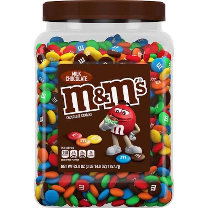 M&M'S Milk Chocolate Candy Bulk Jar (62 Oz.)