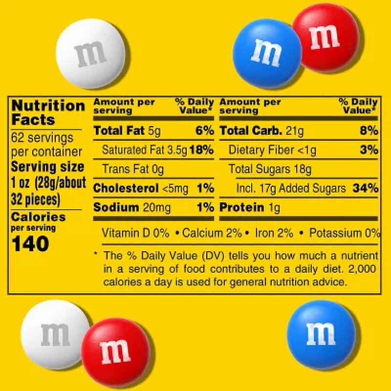 M&M'S Milk Chocolate Patriotic Mix (62 Oz.)