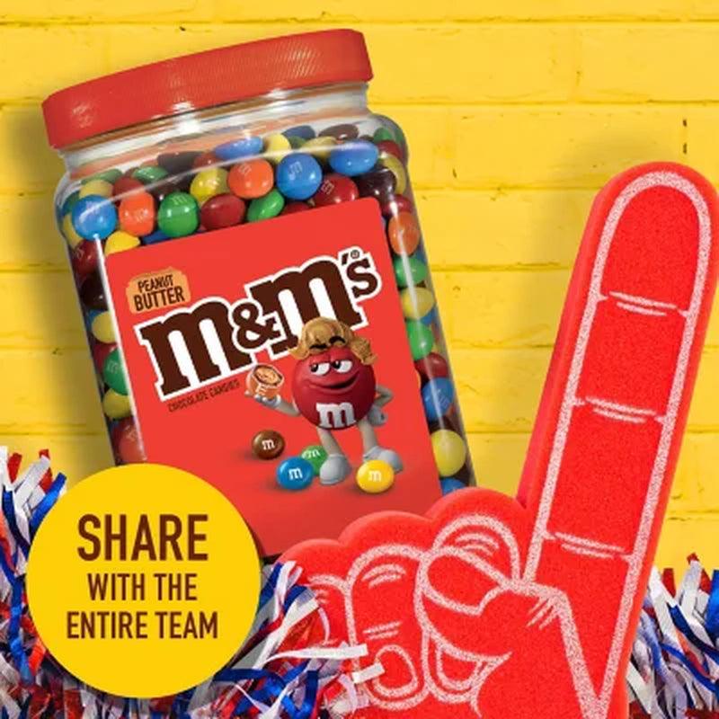 M&M'S Peanut Butter Milk Chocolate Bulk Candy Jar (55 Oz.)