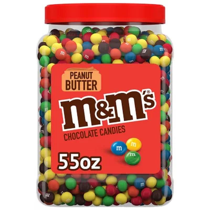 M&M'S Peanut Butter Milk Chocolate Bulk Candy Jar (55 Oz.)