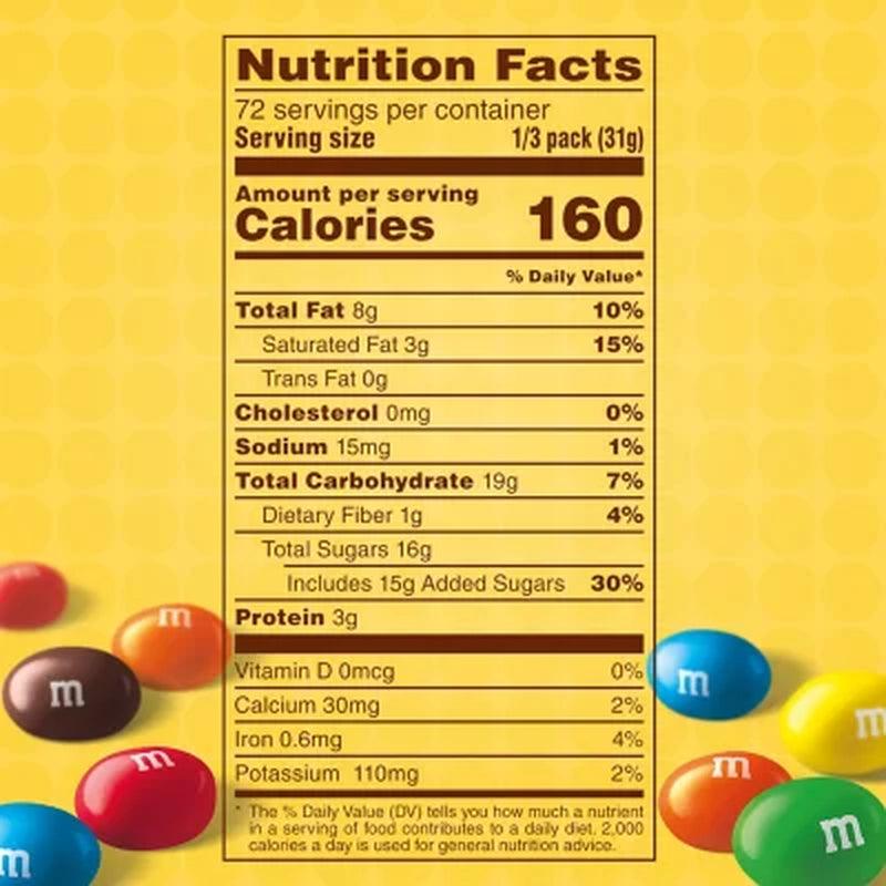 M&M'S Peanut Milk Chocolate Share Size Bulk Candy (3.27 Oz., 24 Ct.)