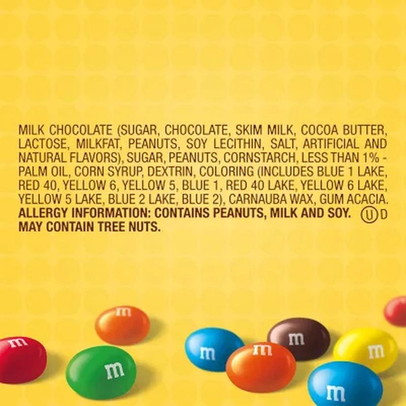 M&M'S Peanut Milk Chocolate Share Size Bulk Candy (3.27 Oz., 24 Ct.)