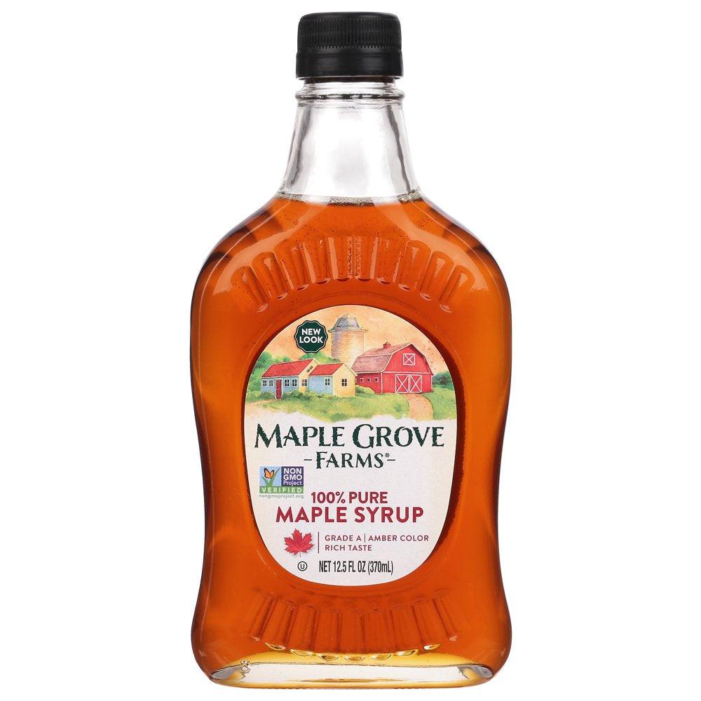 Maple Grove Farms Pure Maple Syrup, 12.5 Fl Oz