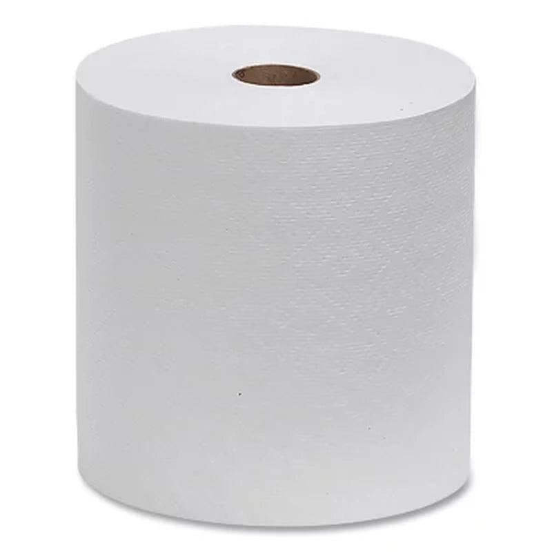 Marathon Hardwound Paper Towel Rolls, White (700 Ft./Roll, 6 Rolls)