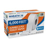 Marathon Jumbo Roll 2-Ply Toilet Paper, Septic Safe (1000 Ft./Roll, 6 Rolls)