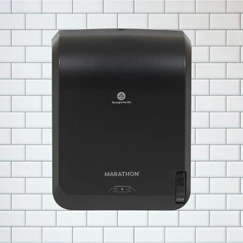 Marathon Mechanical Hardwound Paper Towel Dispenser, Black