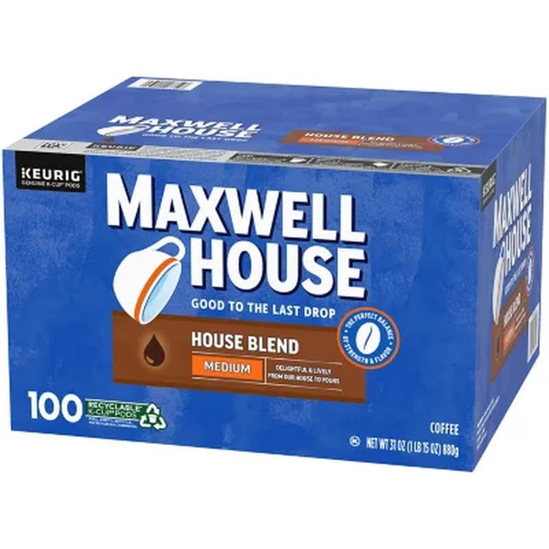 Maxwell House Medium Roast House Blend Coffee K-Cups (100 Ct.)