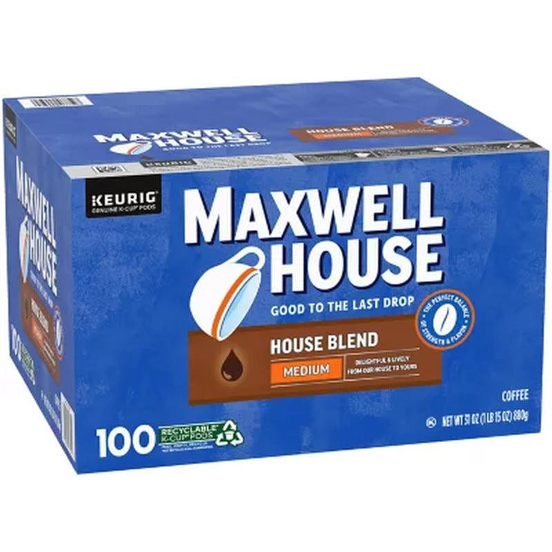 Maxwell House Medium Roast House Blend Coffee K-Cups (100 Ct.)