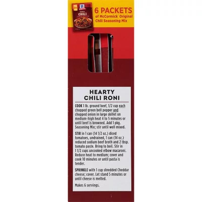 Mccormick Chili Original Seasoning Mix (1.25 Oz., 6 Pk.)