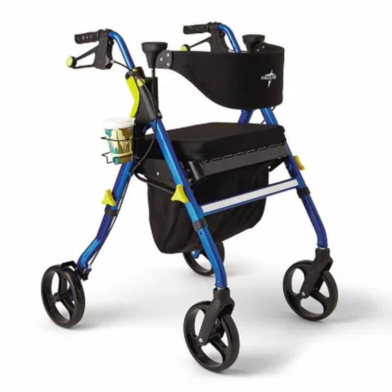 Medline Empower Rollator Walker with 8" Wheels (Choose a Color)