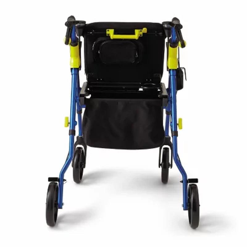 Medline Empower Rollator Walker with 8" Wheels (Choose a Color)