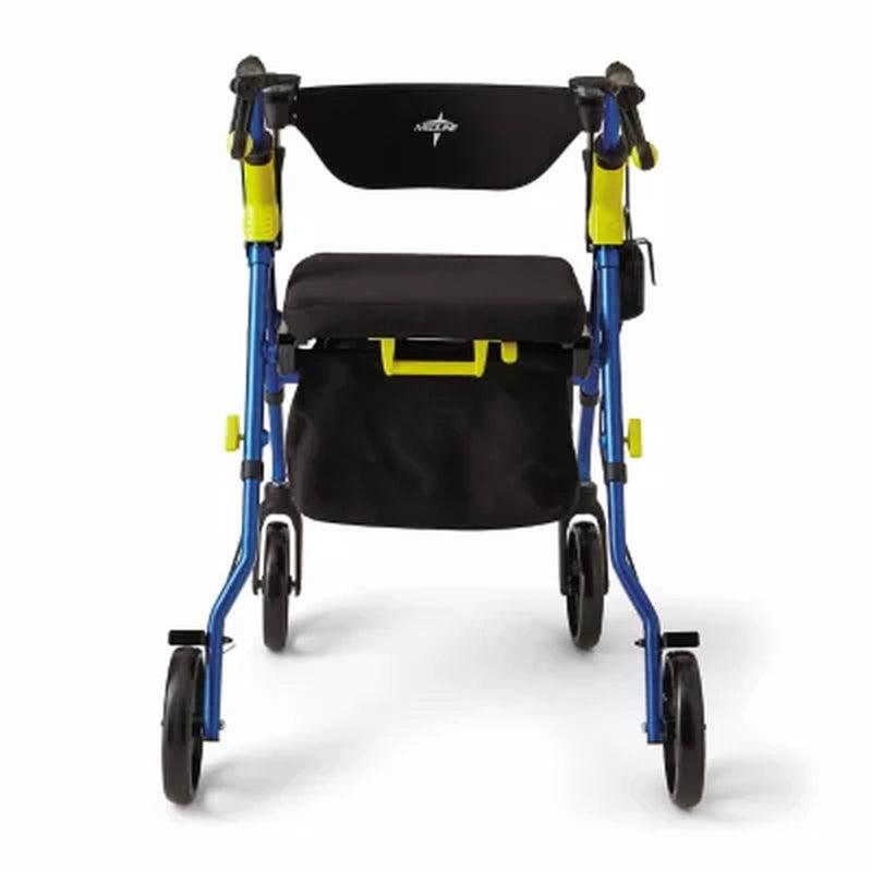 Medline Empower Rollator Walker with 8" Wheels (Choose a Color)