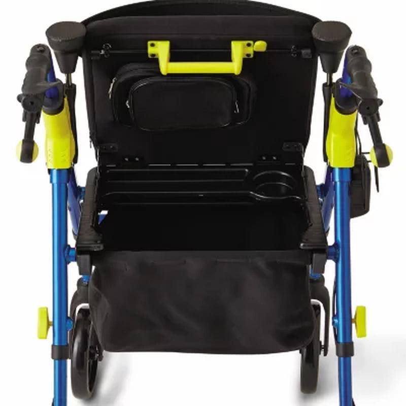 Medline Empower Rollator Walker with 8" Wheels (Choose a Color)