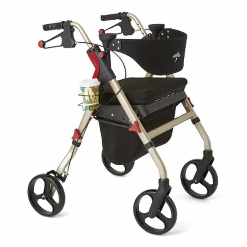 Medline Empower Rollator Walker with 8" Wheels (Choose a Color)