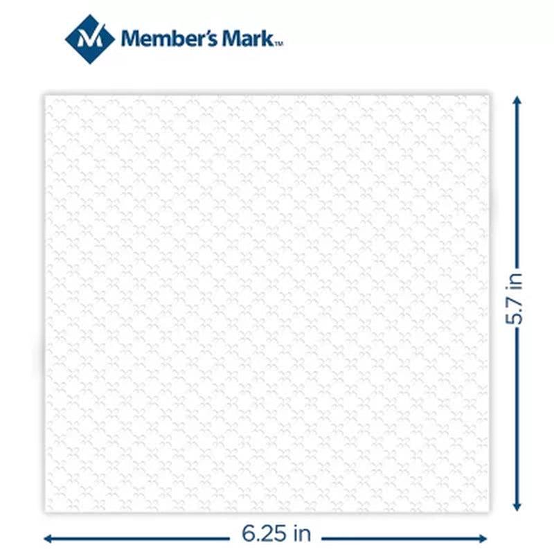 Member'S Mark 1-Ply Everyday Napkins, 11.4" X 12.5" (300/Pk., 4 Pk.)