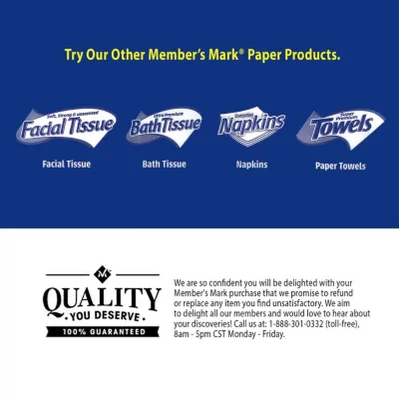 Member’S Mark 2-Ply Facial Tissues, Flat Boxes (160 Tissues/Box, 12 Boxes)