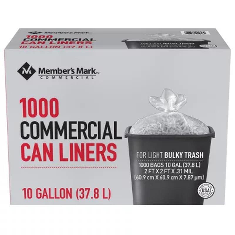 Member'S Mark 7-10 Gallon Commercial Trash Bags (1000 Ct.)