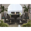 Member'S Mark Adler 9-Piece Counter Height Dining Set with Fire Pit