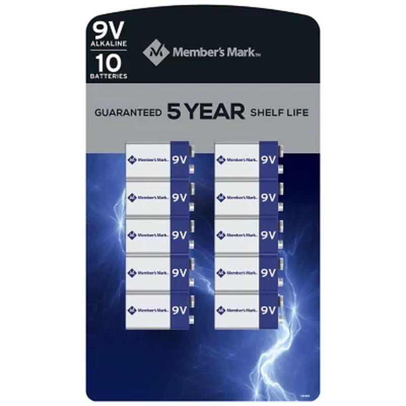 Member'S Mark Alkaline 9V Batteries (10 Pack)