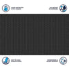 Member'S Mark Antimicrobial Diamond Scraper Entrance Mat, Charcoal (3' X 5')