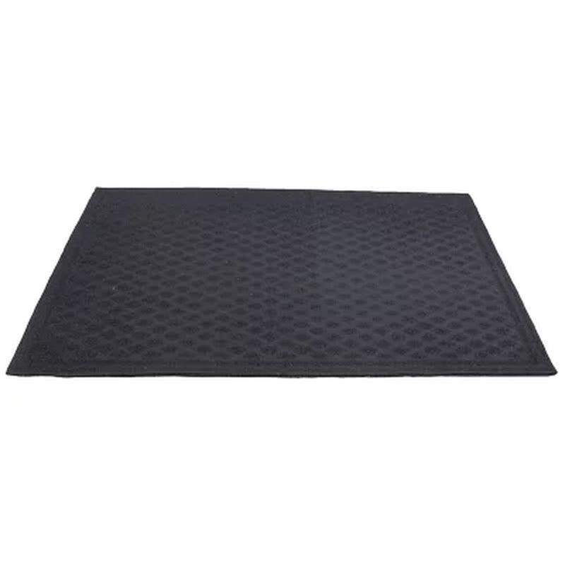 Member'S Mark Antimicrobial Diamond Scraper Entrance Mat, Charcoal (3' X 5')