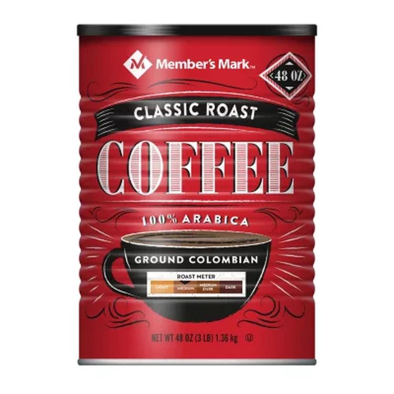 Member'S Mark Classic Roast Ground Colombian Coffee (48 Oz.)