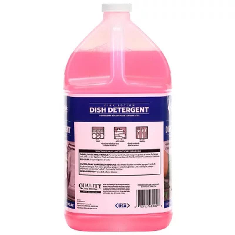 Member'S Mark Commercial Pink Lotion Dish Detergent, 1 Gal. (Choose Pack Size)