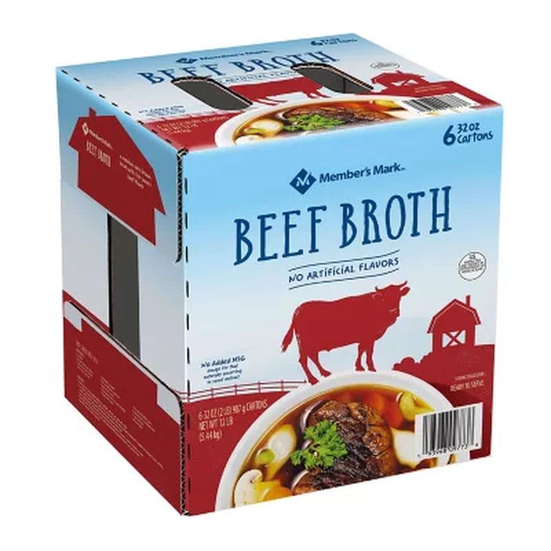 Member'S Mark Conventional Beef Broth (32 Oz., 6 Pk.)